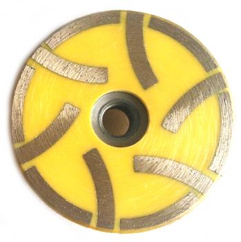 6 grinding segments resin filled cup grinding wheel for granite and marble stone