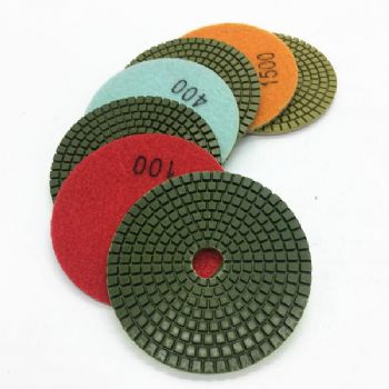 Green Color Wet Stone Polishing Pads