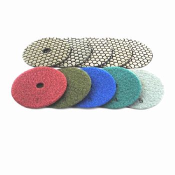 5-Step Dry Polishing Pads Granite Polishing