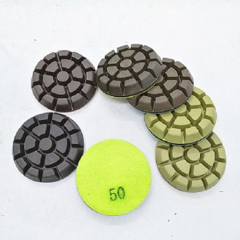 Hook and Loop Backing Concrete Polishing Resins
