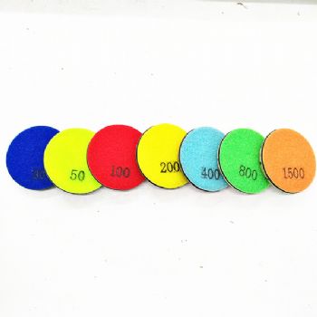 Hook and Loop Backing Concrete Polishing Resins